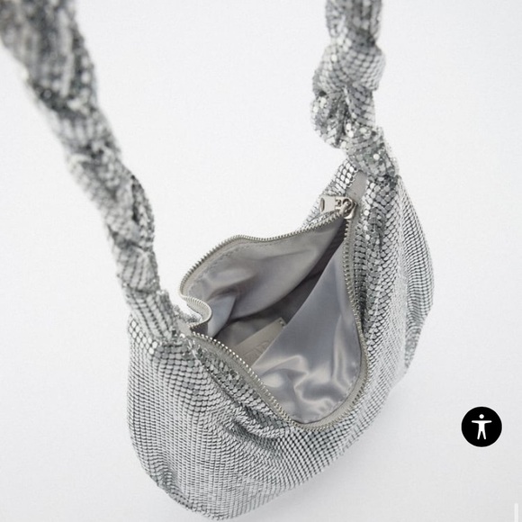 Zara sparkly shoulder bag - Picture 6 of 10